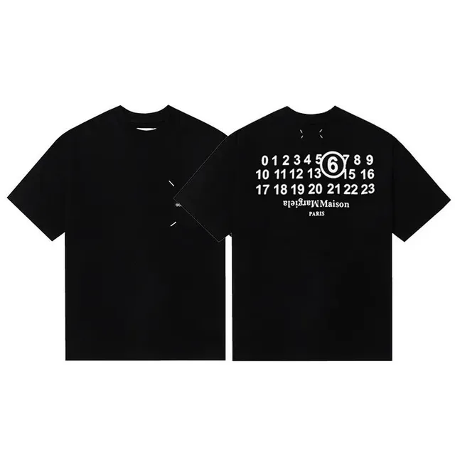 Maison Margiela Numbered Tee Numbers Print
