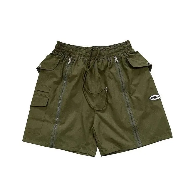 Cargo Shorts Zippered Pocket