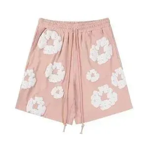 Balenciaga Floral-Print Shorts Recycled Logo Appliqué