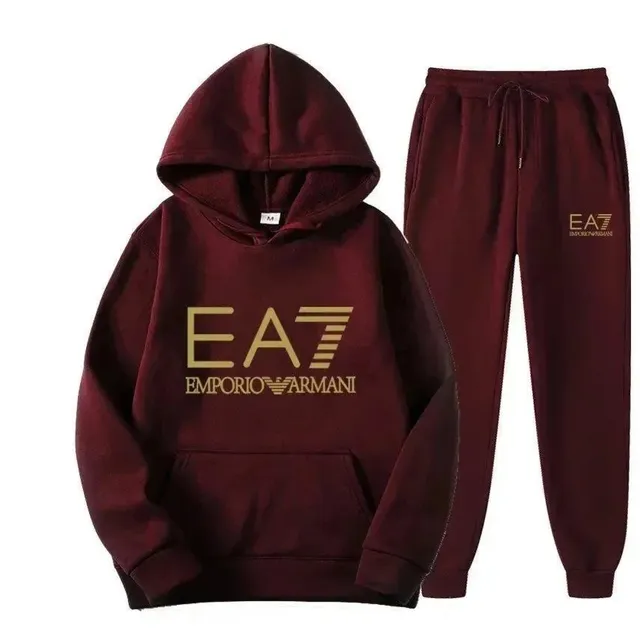 Emporio Armani Hoodie and Joggers Set EA7 Logo