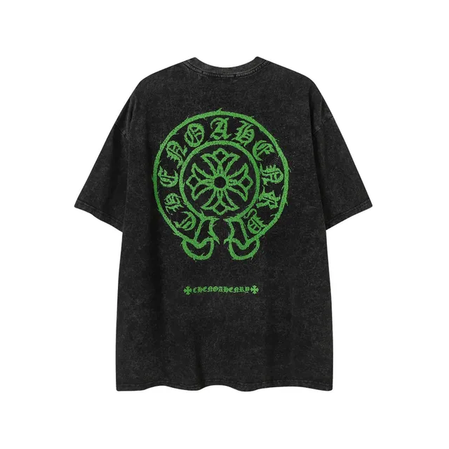 Chrome Hearts Graphic Tee Cracked Cross Logo