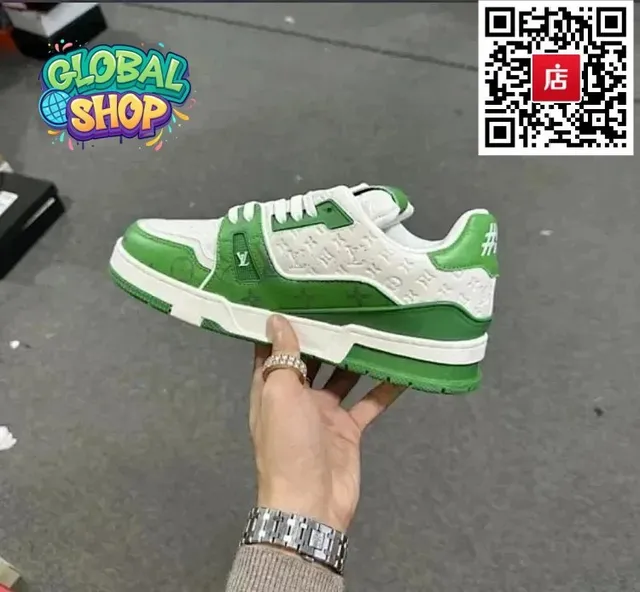 Louis Vuitton LV Trainer Monogram Green