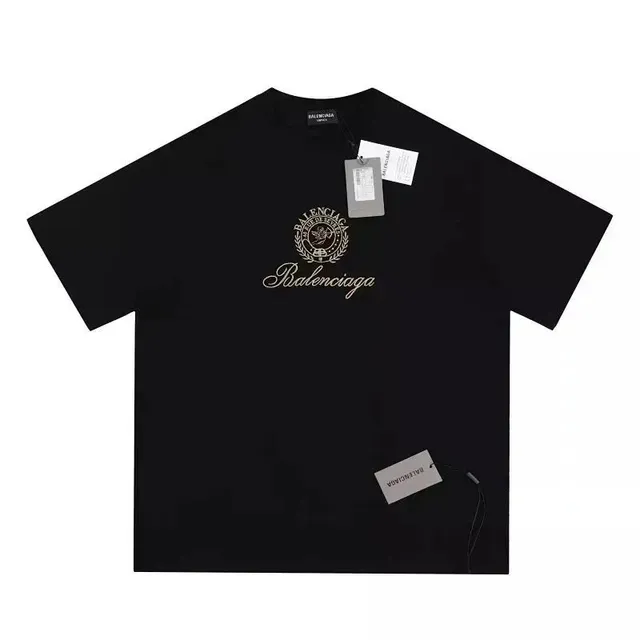 Balenciaga Logo T-Shirt Embroidered Crest