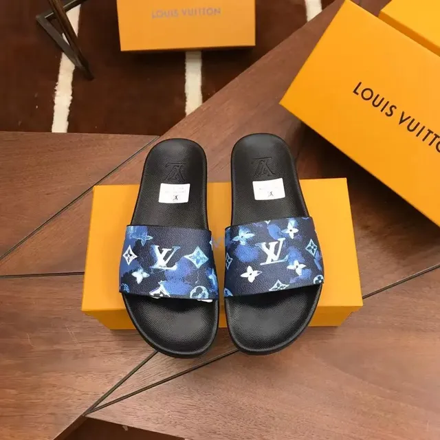 Louis Vuitton Slide Sandal Monogram Floral Print