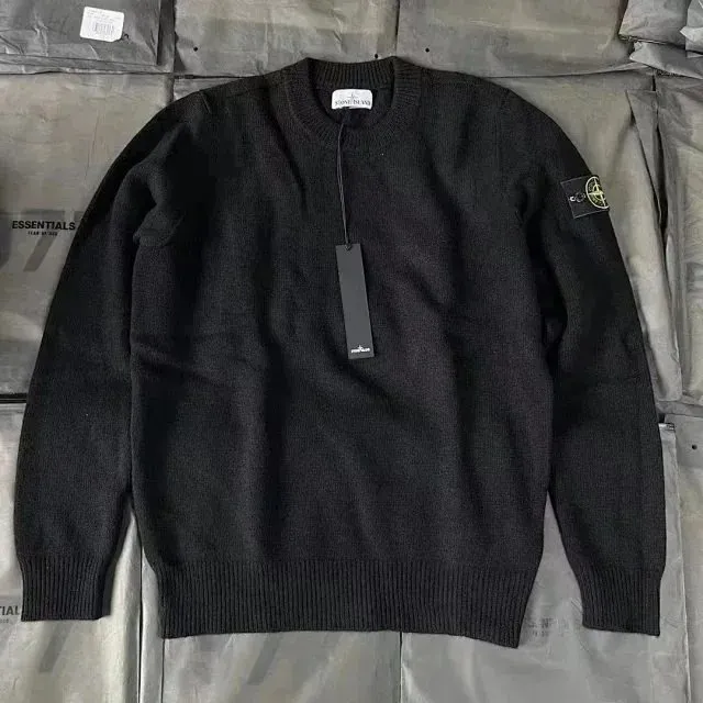 Stone Island Crewneck Sweater Compass Badge