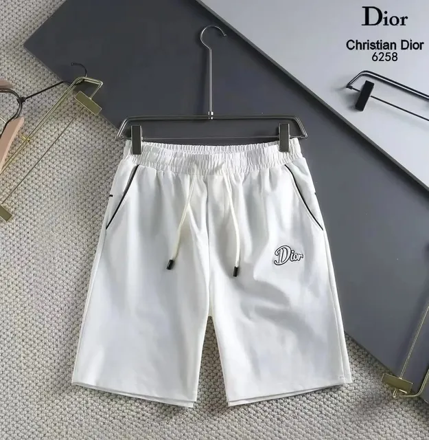 Embroidered Shorts Dior Logo