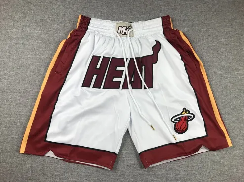 NBA Basketball Shorts Miami Heat Throwback