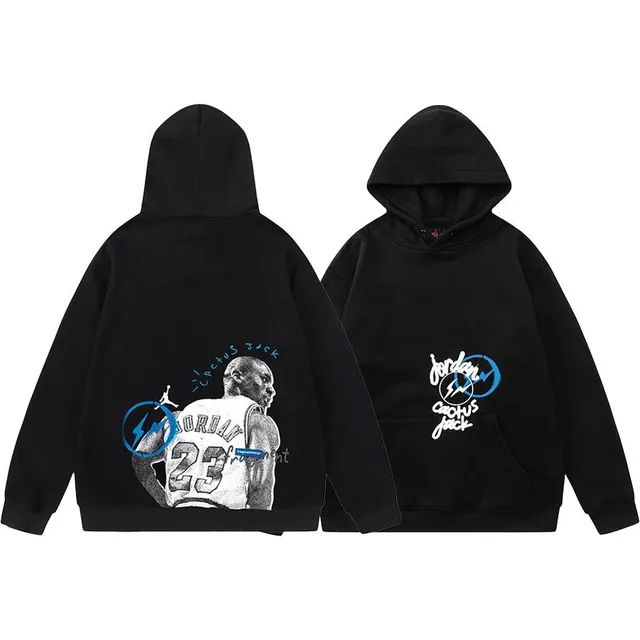 Jordan × Travis Scott Hoodie Cactus Jack Graphic