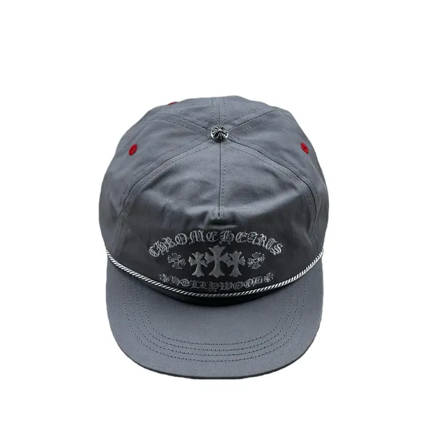 Chrome Hearts Snapback Cap Hollywood Cross Embroidery