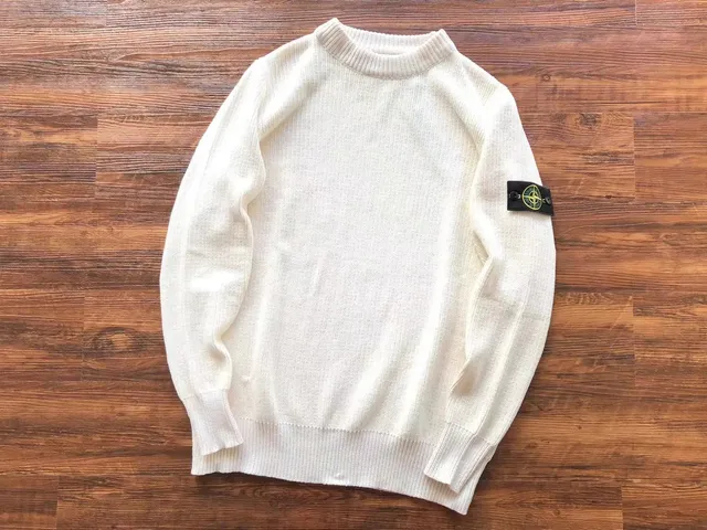 Stone Island Crewneck Sweater Ribbed Knit
