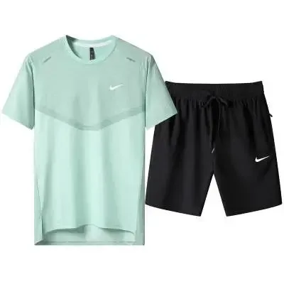 Nike Tech Fleece Set Mint and Black