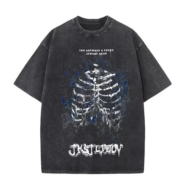 Corteiz Ribcage Print Oversized Tee