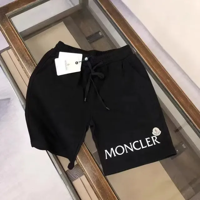 Moncler Logo Shorts White Logo