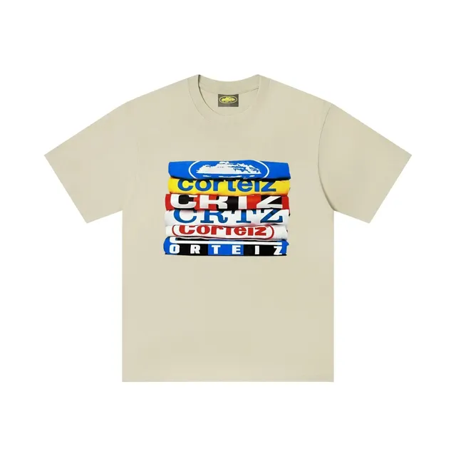 Corteiz Stacked Logo Tee Multi-Color Graphic