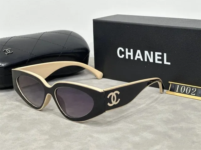 Chanel Cat-Eye Sunglasses CC Logo