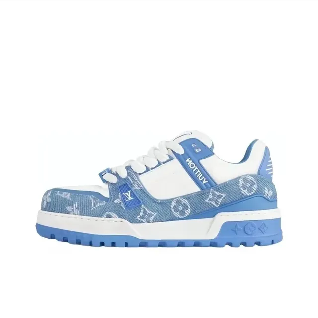 Louis Vuitton LV Trainer Monogram Denim