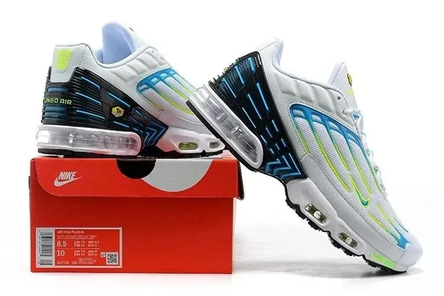 Nike Air Max Plus White Blue Volt