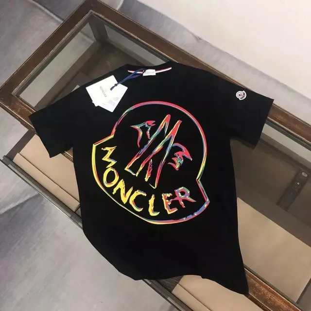 Moncler Logo T-Shirt Rainbow Logo