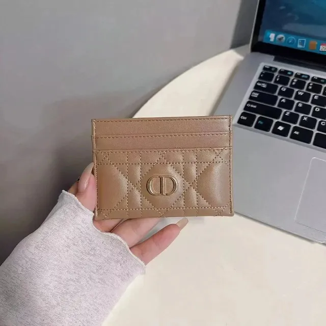 Dior Card Holder Cannage Quilted