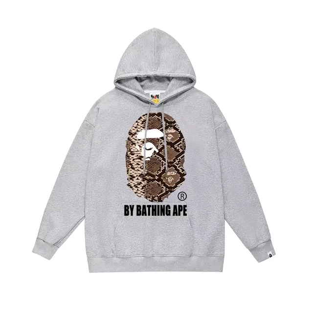 BAPE Hoodie Snake Print Ape Head
