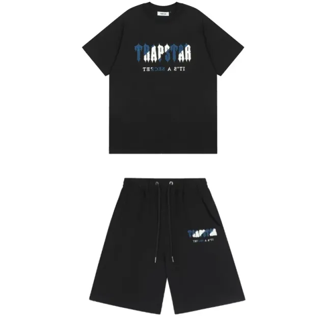 Logo Tee & Shorts Set Trapstar Graphic