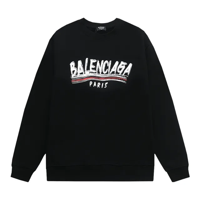 Balenciaga Crewneck Sweatshirt Brushstroke Logo
