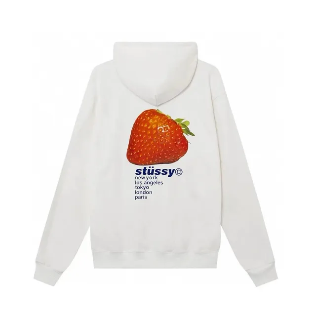 Stüssy Hoodie Strawberry Print