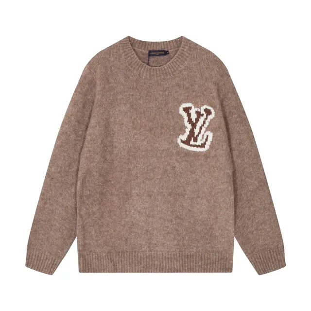 Louis Vuitton Knit Sweater LV Monogram Intarsia
