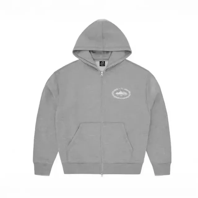 Corteiz Zip-Up Hoodie Embroidered Logo