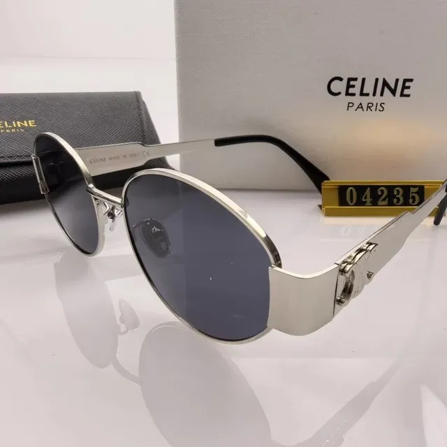 Celine Round Sunglasses Metal Frame