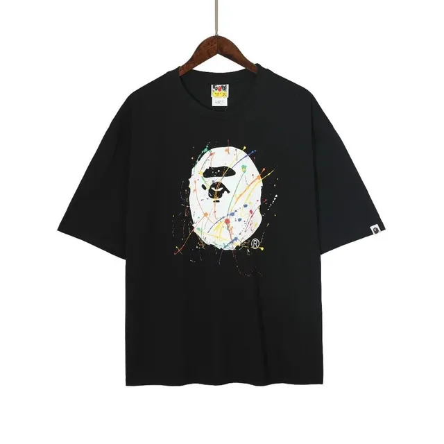 BAPE Shark Tee Paint Splatter
