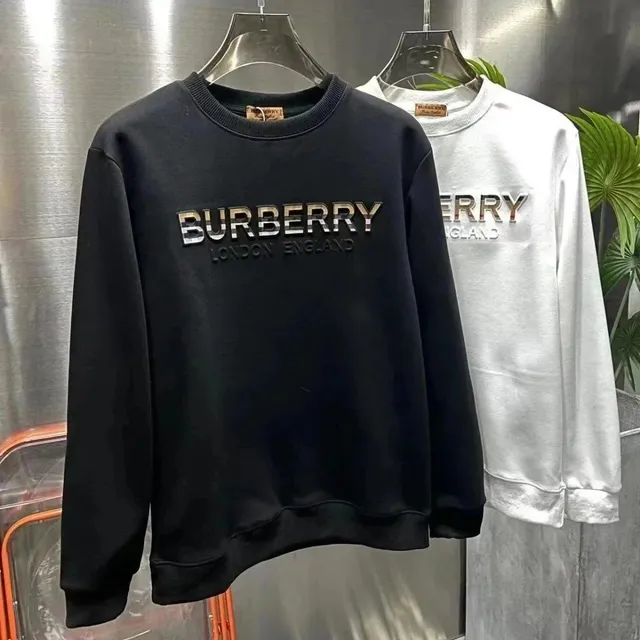 Burberry Logo Sweatshirt Metallic Logo
