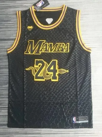 Kobe Mamba Jersey Black Snake Print