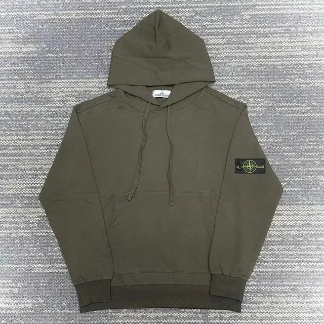 Stone Island Hooded Sweatshirt Olive Green
