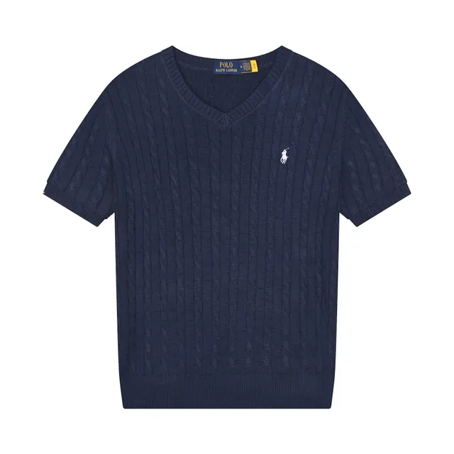 Polo Ralph Lauren V-Neck Sweater Cable Knit