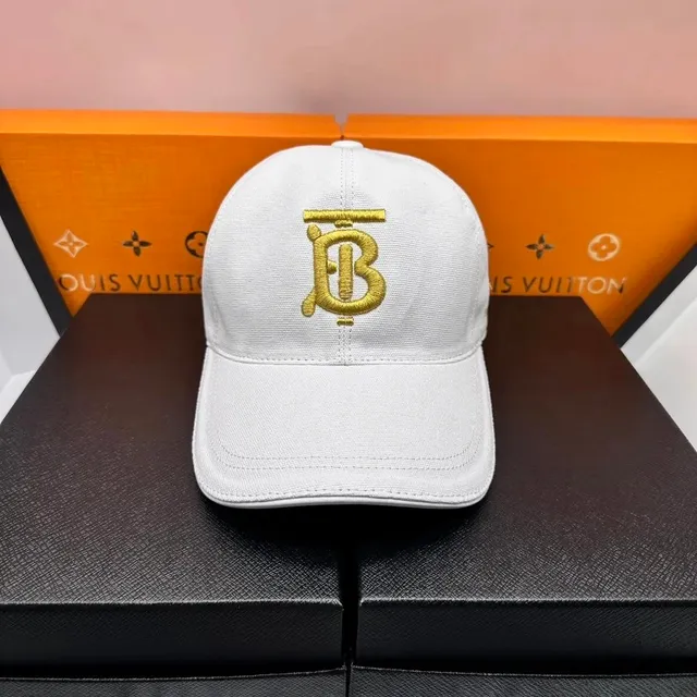 Burberry Baseball Cap Monogram Embroidery
