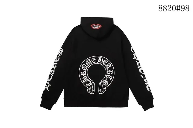 Hoodie Chrome Hearts Logo Print