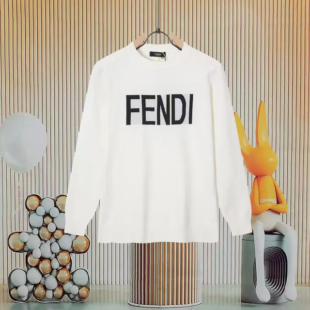 Fendi Logo Sweater Black Logo
