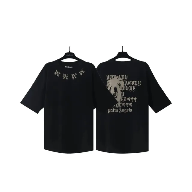 Palm Angels Graphic T-Shirt Palm Tree Print