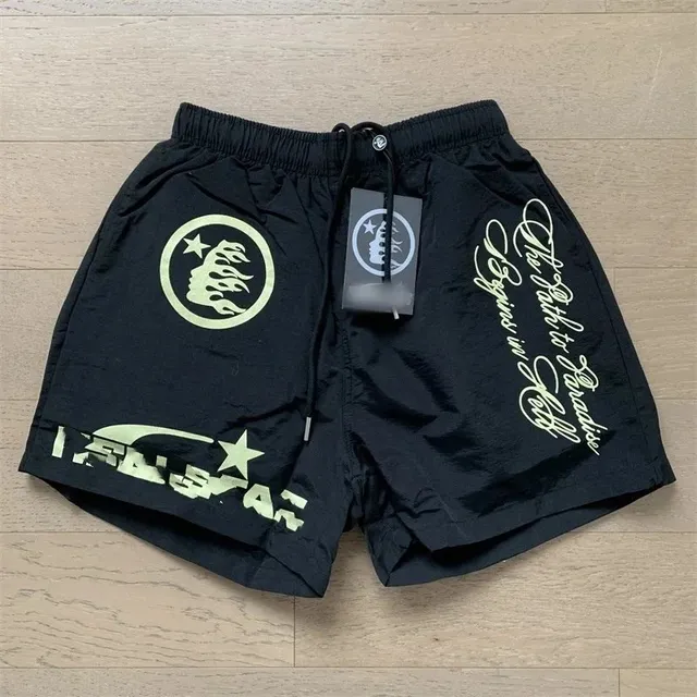 Hellstar Shorts Glow-in-the-Dark Logo Print