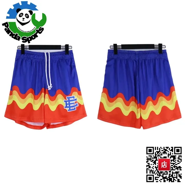 Sport Shorts Wave Print