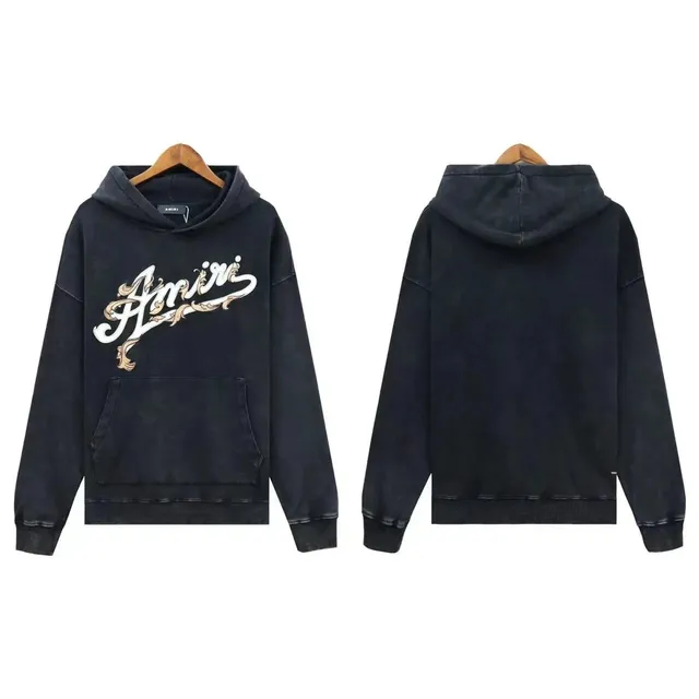 Amiri Hooded Sweatshirt Script Logo