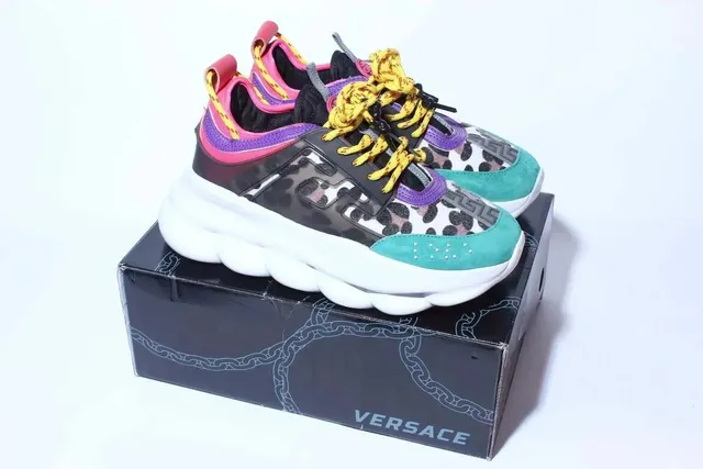 Versace Chain Reaction Leopard Print