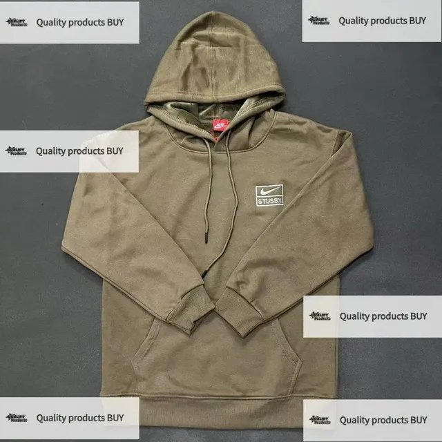 Stüssy Hooded Sweatshirt Nike Swoosh Patch