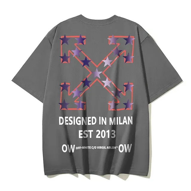 Off-White Graphic Tee Milan Arrow Stars
