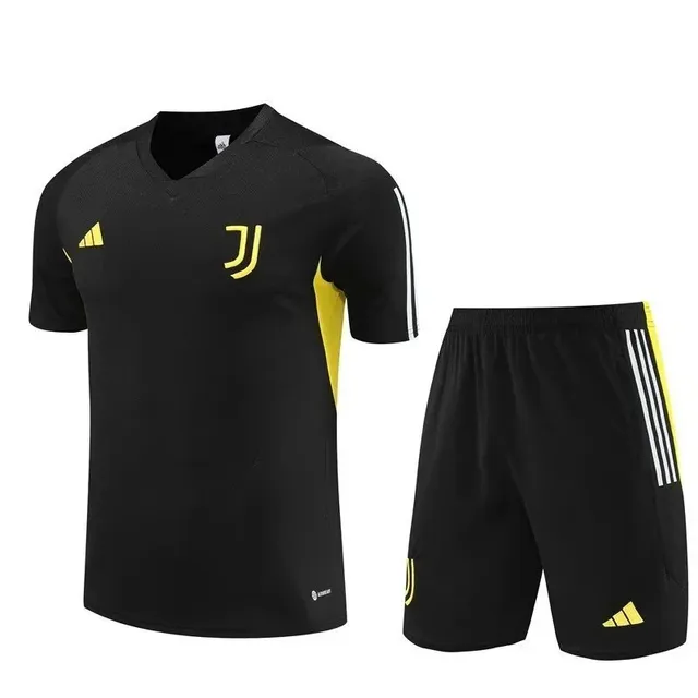 Adidas × Juventus Training Set Black Yellow
