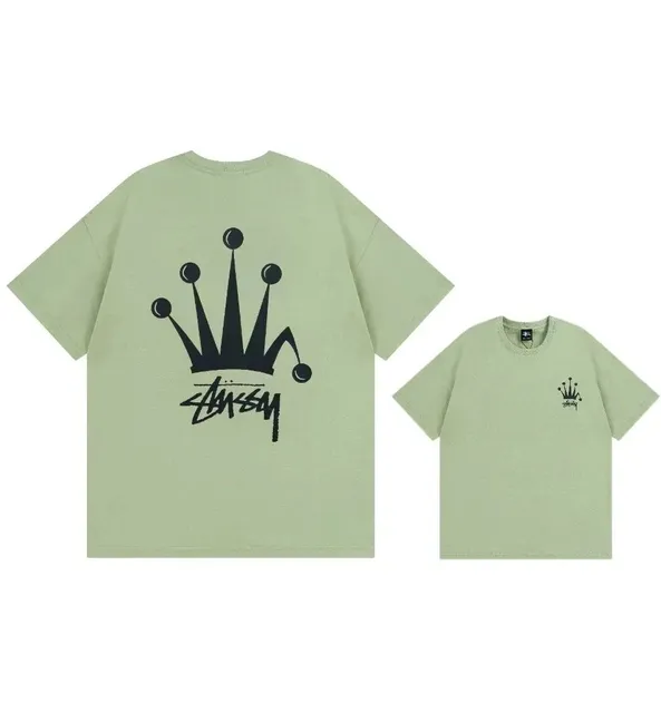 Stüssy Crown Logo Tee Mint Green