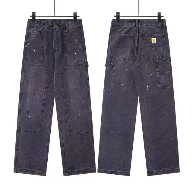 Carhartt Double Knee Work Pant Paint Splatter Wash