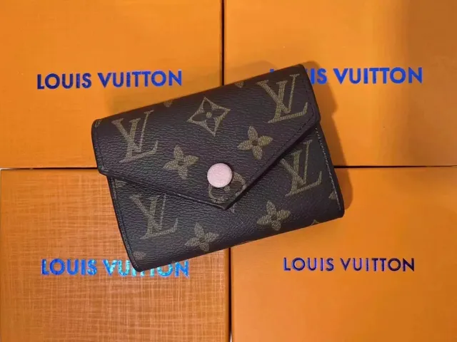 Louis Vuitton Compact Wallet Monogram Canvas