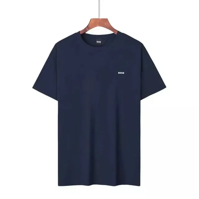 Hugo Boss Logo T-Shirt Minimal Embroidered